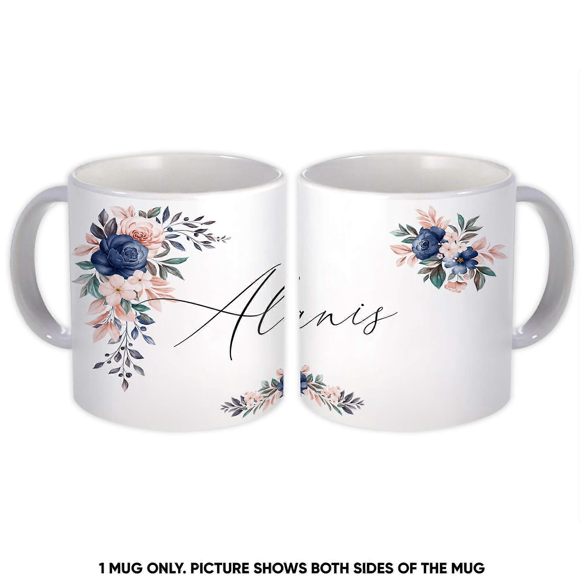 Gåva Mugg: Boho Blommor Blommig