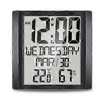 Multi-functional Large-screen Wall Clock Home Creative Thermometer And Hygrometer Alarm Clock