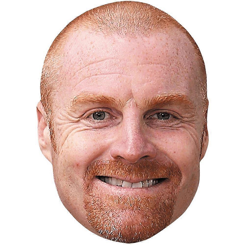 Sean Dyche (Smile) Celebrity Mask, Flat Card Face