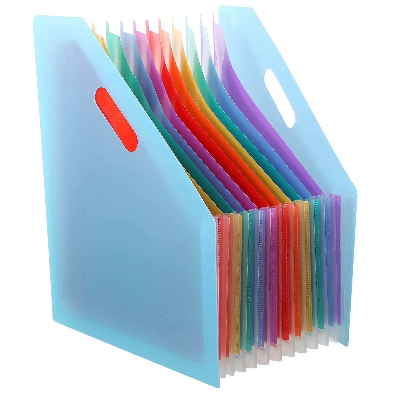 Accordion File Folder Paper File Holder Expandable File Organizer Receipts Folder