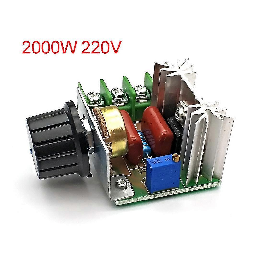 Jinzhaolai Ac 220v 2000w Scr Voltage Regulator Dimming Dimmers Speed Controller Thermostat