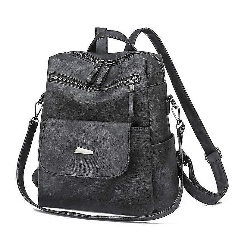 Large capacity women's backpack retro women's bags