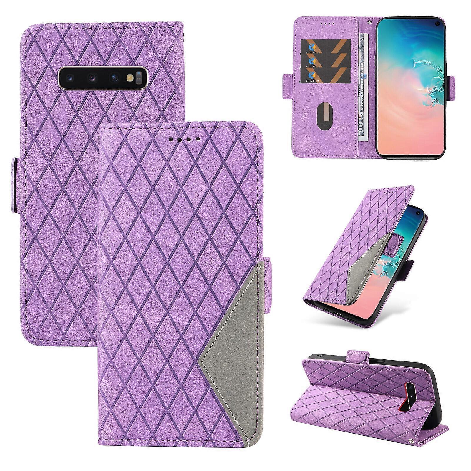 מגן עבור Samsung Galaxy S10 Plus כיסוי ארנק עם חריצי כרטיס מעמד היפוך מגן תואם לנרתיק Samsung Galaxy S10 Plus