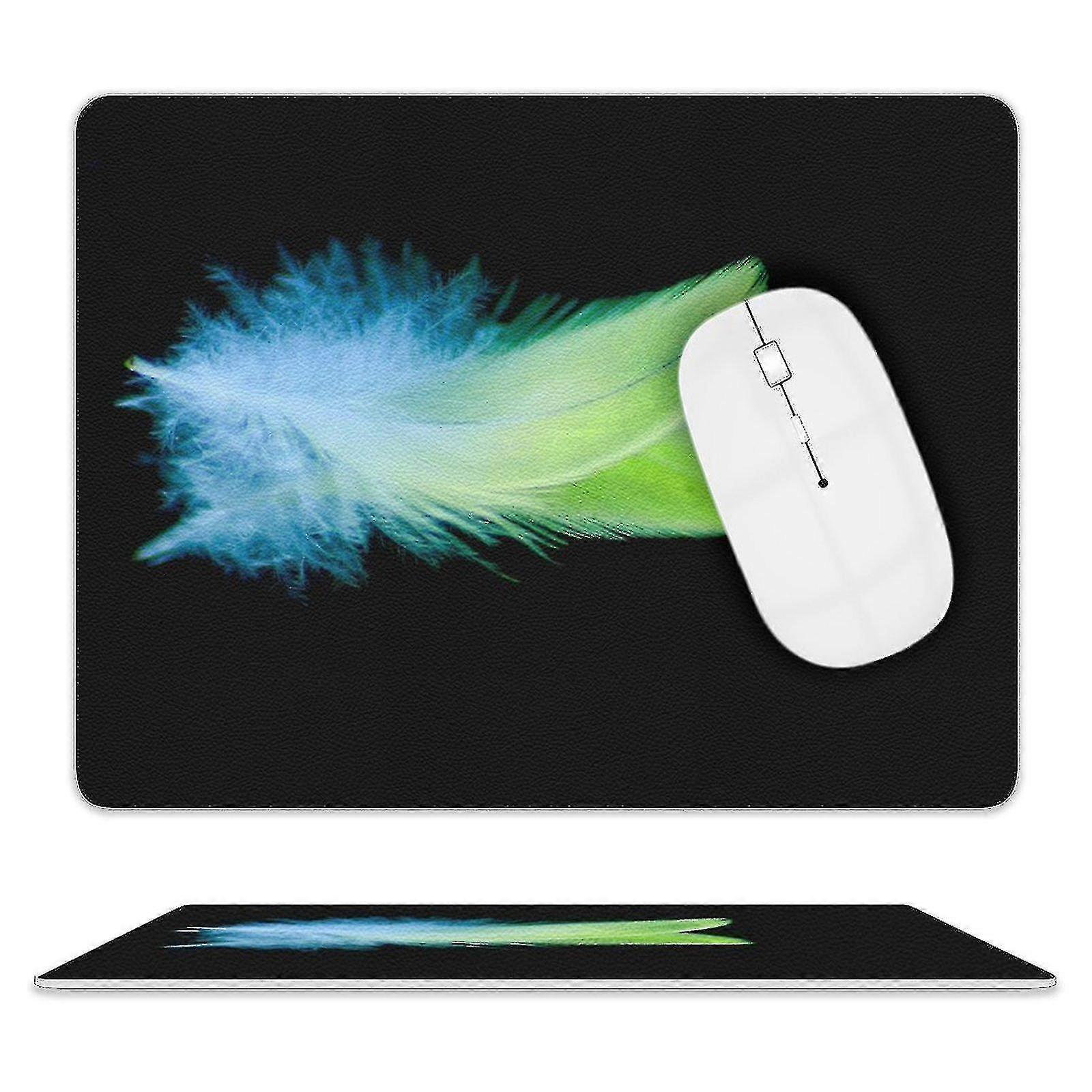 Feather Print Mouse Pad