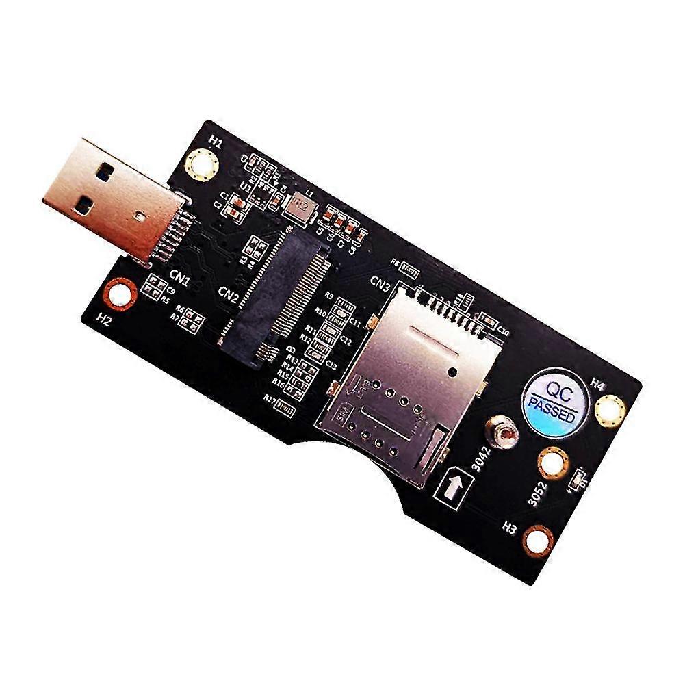 Ngff M.2 Key B To Usb 3.0 Adapter Expansion Card With Sim 8pin Card Slot For Wwan/lte 3g/4g/5g Modu