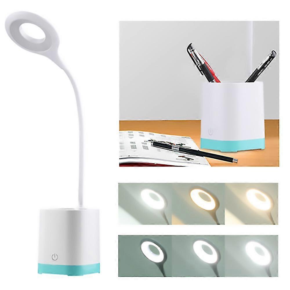 Desk Lamp Pen Holder Rechargeable Led Light 1200mah Diming