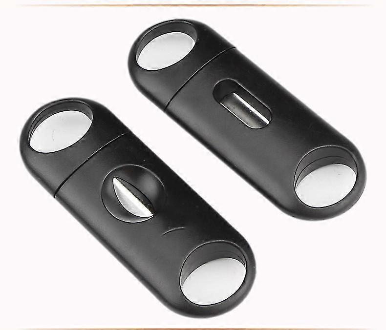 Rustfrit stål sort farve cigar cutter