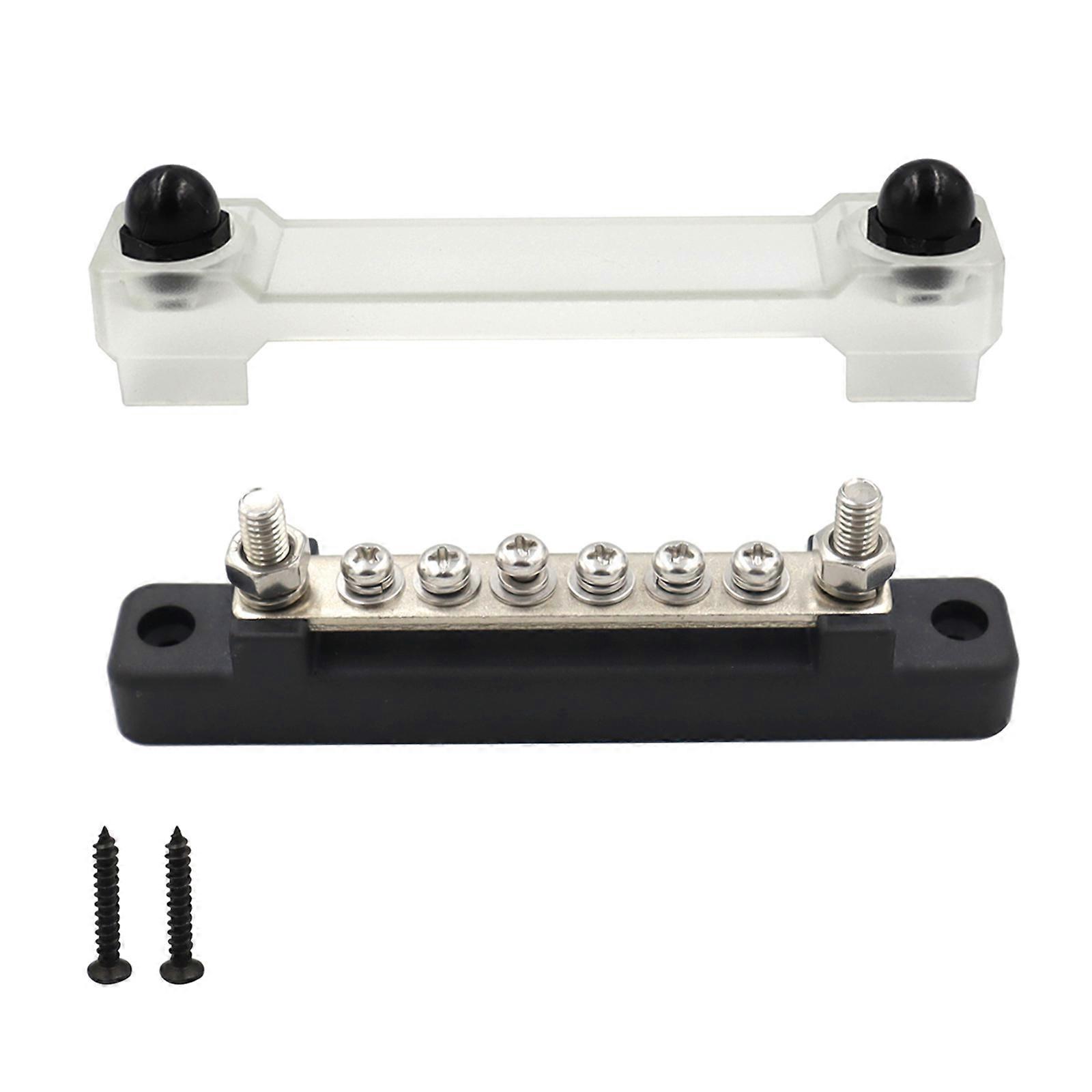 150A Universal Marine Car RV Boat Busbar Power Distribution Block 6/12 Terminals