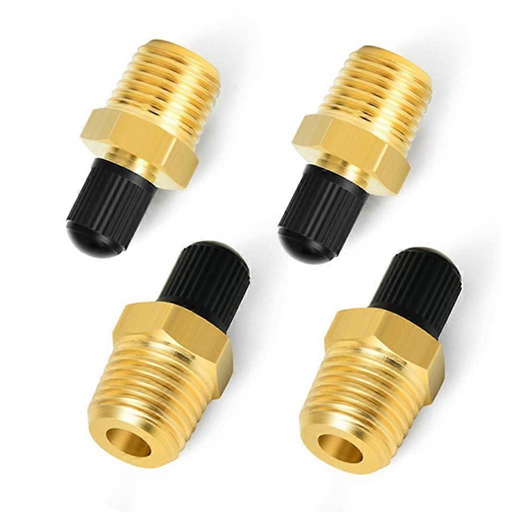  1/4" NPT-tankventil - 4-pack
