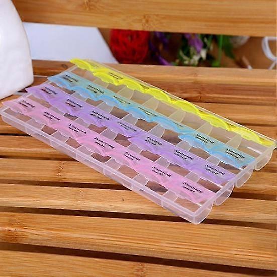 Weekly 7 Days Tablet Pill Box Holder Medicine Storage Organizer Container Case