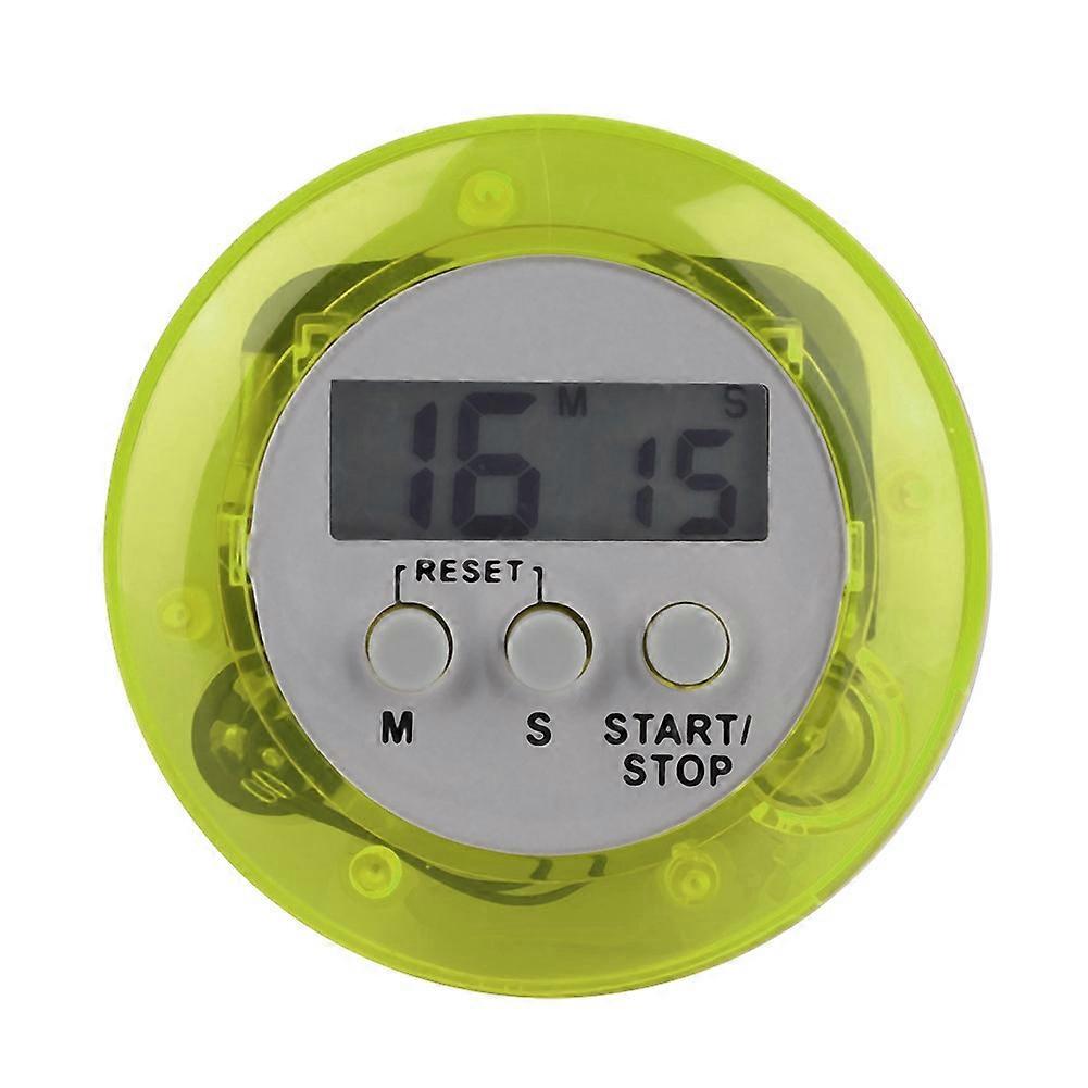60minutes Electronic Kitchen Cooking Timer Count Down Reminders Loud Alarm Clock(Green)