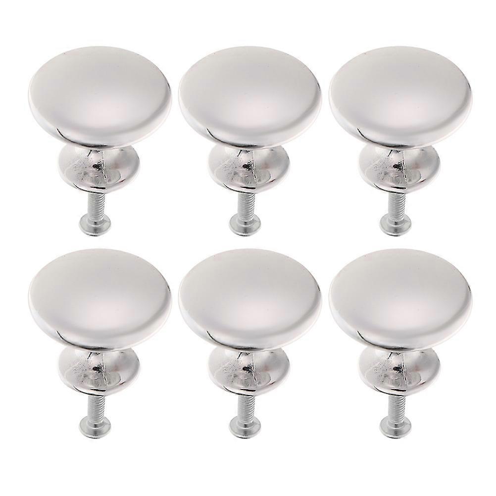 6Pcs Modern Style Cupboard Wardrobe Door Knobs Brushed Drawer Pull Handles
