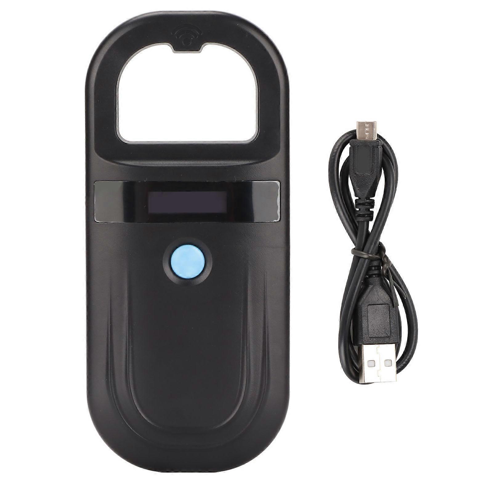 Pet ID Microchip Scanner USB Rechargeable Animal Card Reader with Storage Function for Pets