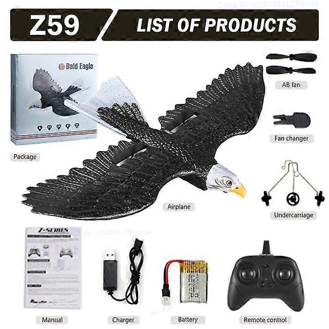 RC Airplane Simulation Wingspan Eagle Aircraft 2.4G Radio Control Remote Foam Plane Glider Boys Gift Toys for Children
