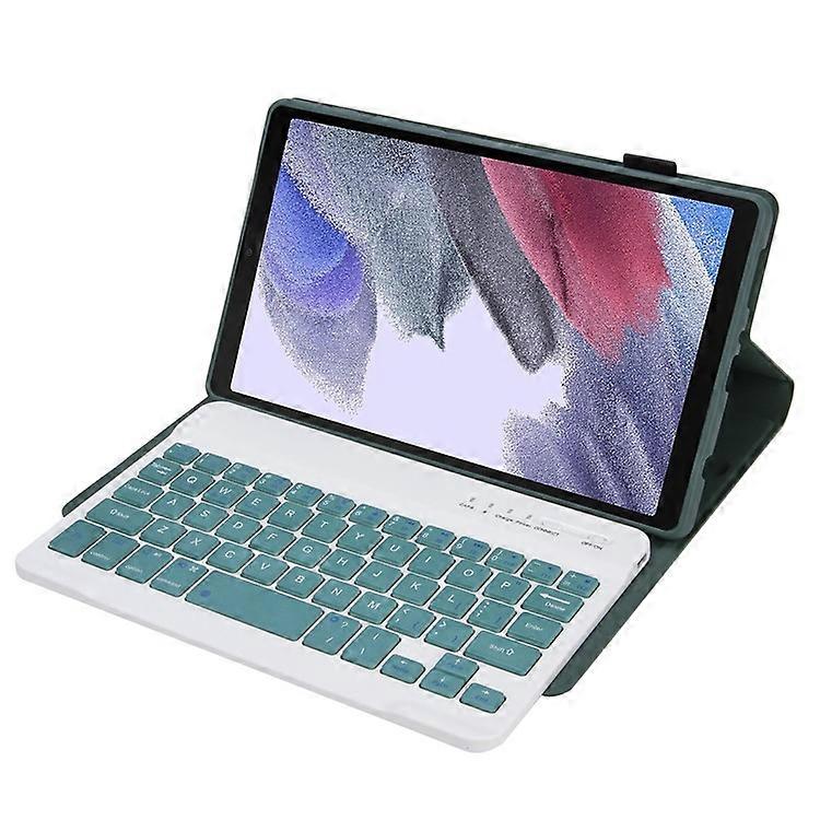 A220 Compatible For Samsung Galaxy Tab A7 Lite 8.7-inch T220/T225 Tablet Stand Cover Leather Protective Case + Bluetooth Keyboard