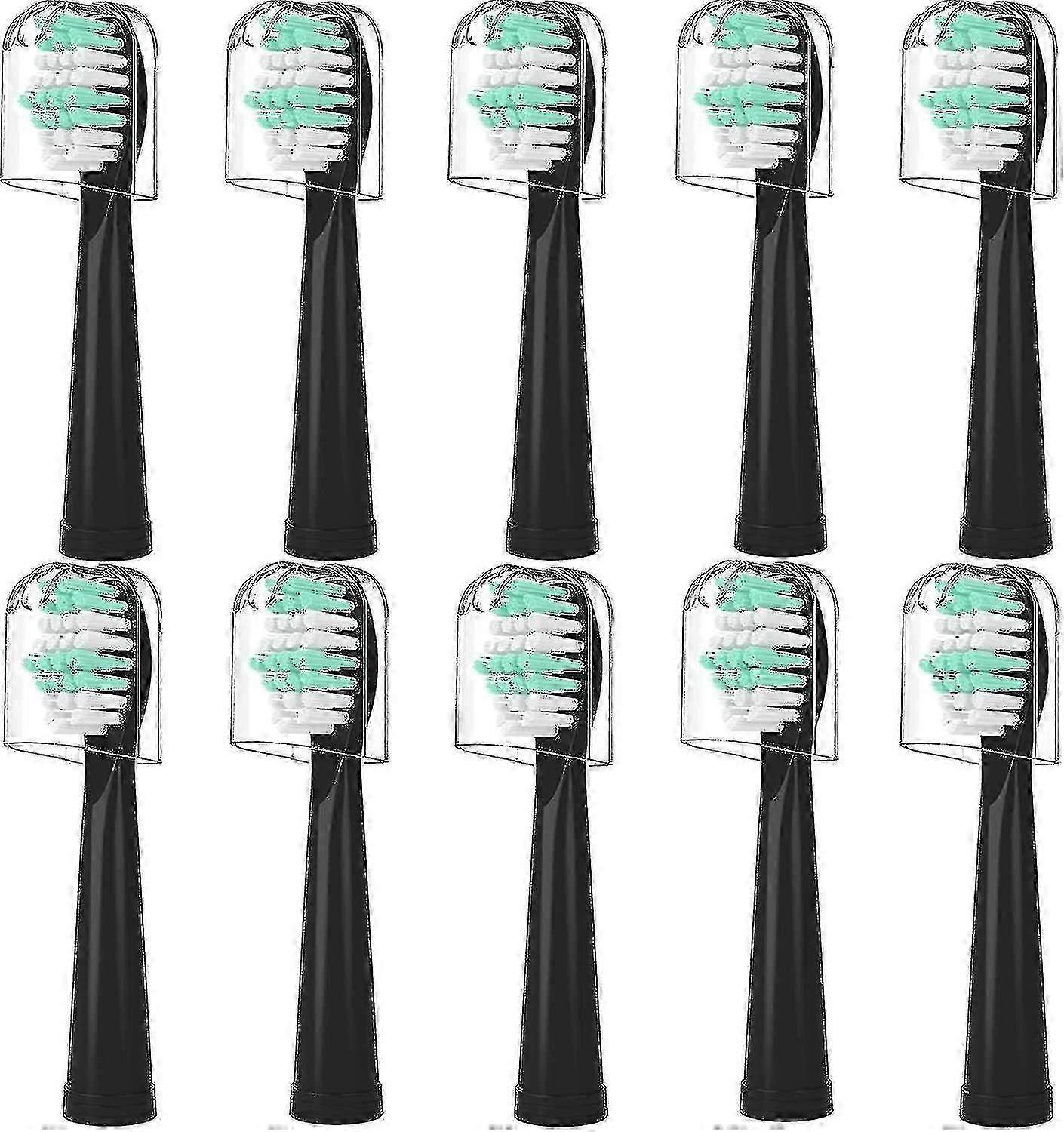 10 κεφαλές αντικατάστασης πακέτων συμβατές με κεφαλές οδοντόβουρτσας Fairywill ηλεκτρικές λαβές Fw-507/508/551 PrettyJ