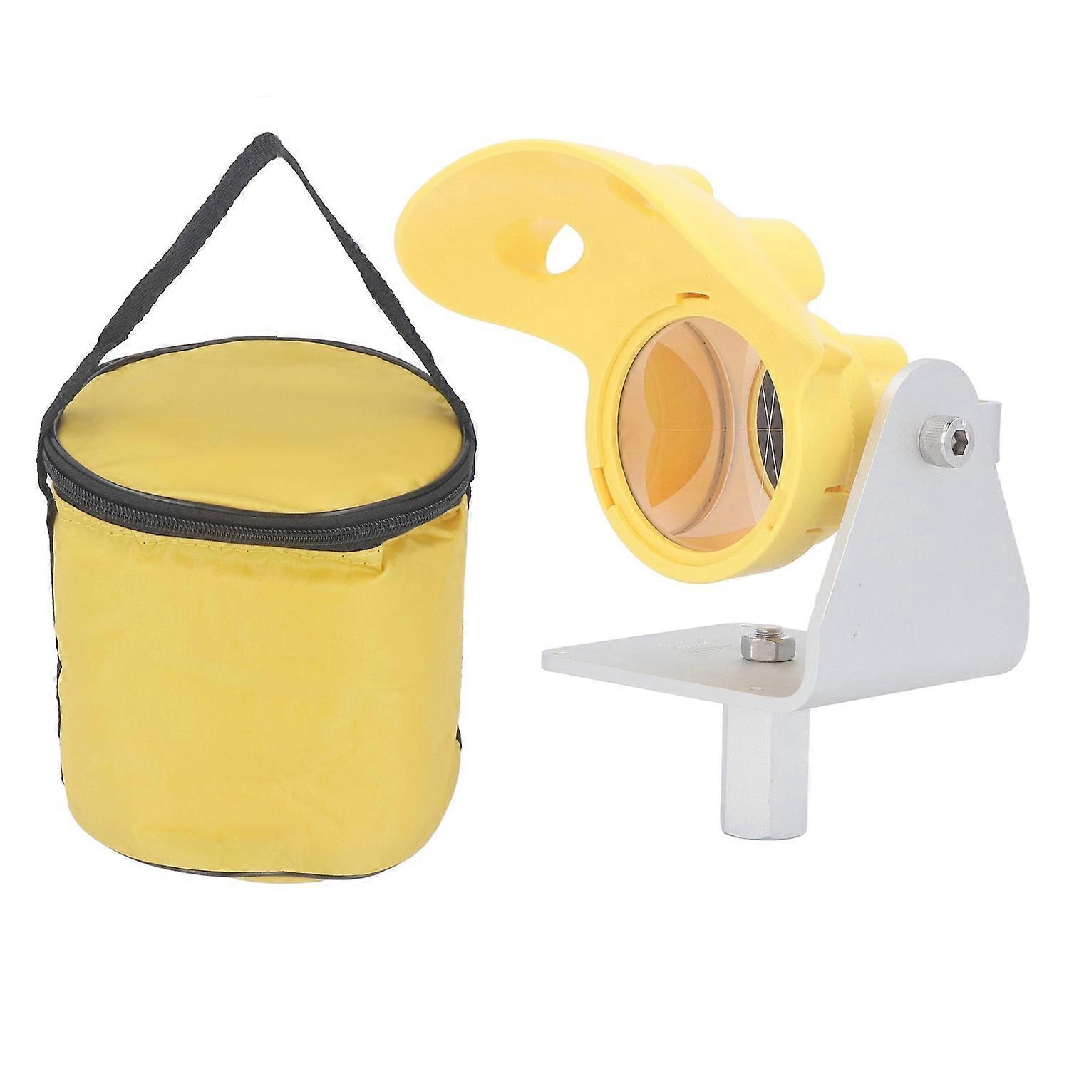 Surveying Prism Set K9 Glass High Accuracy Prism Reflector with Protective Shell for Total Station
