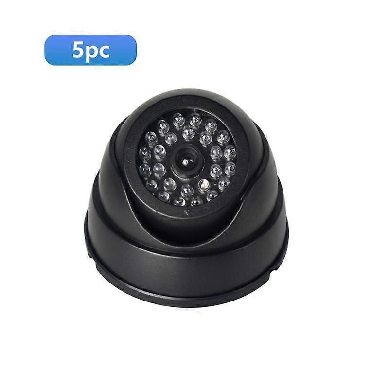 New Black/White Dummy Conch Camera Red Flashing LED Light Fake CCTV Security Camera Home Office Surveillance Security System