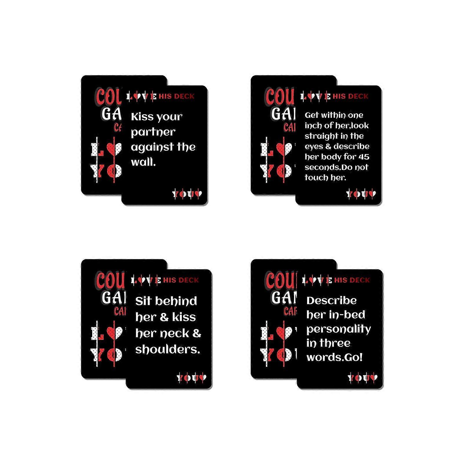 50 Warm Up Couple Interactive Game CardsToy Playsets