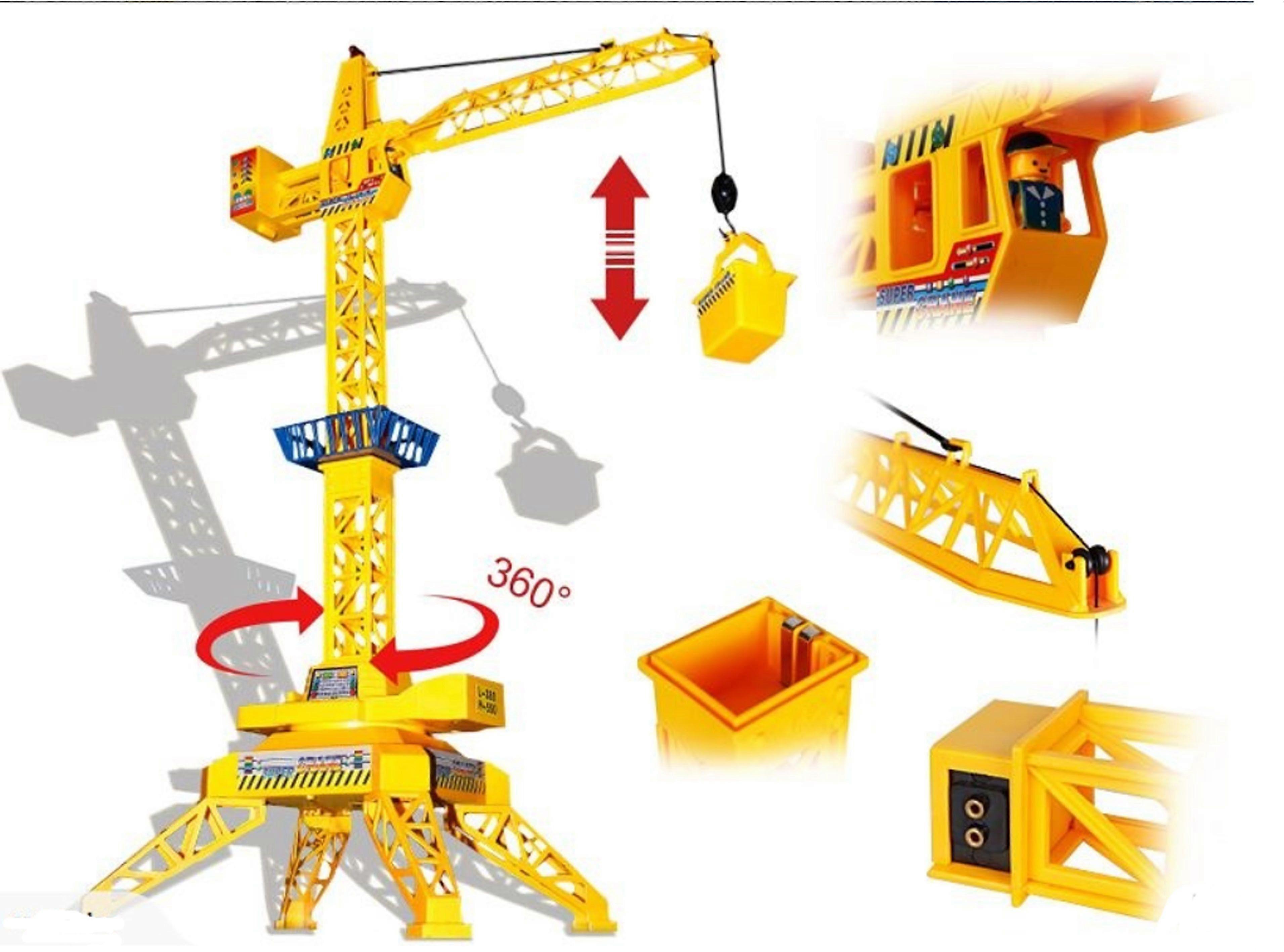 Remote control Super Grane Tower Crane Toy Playset