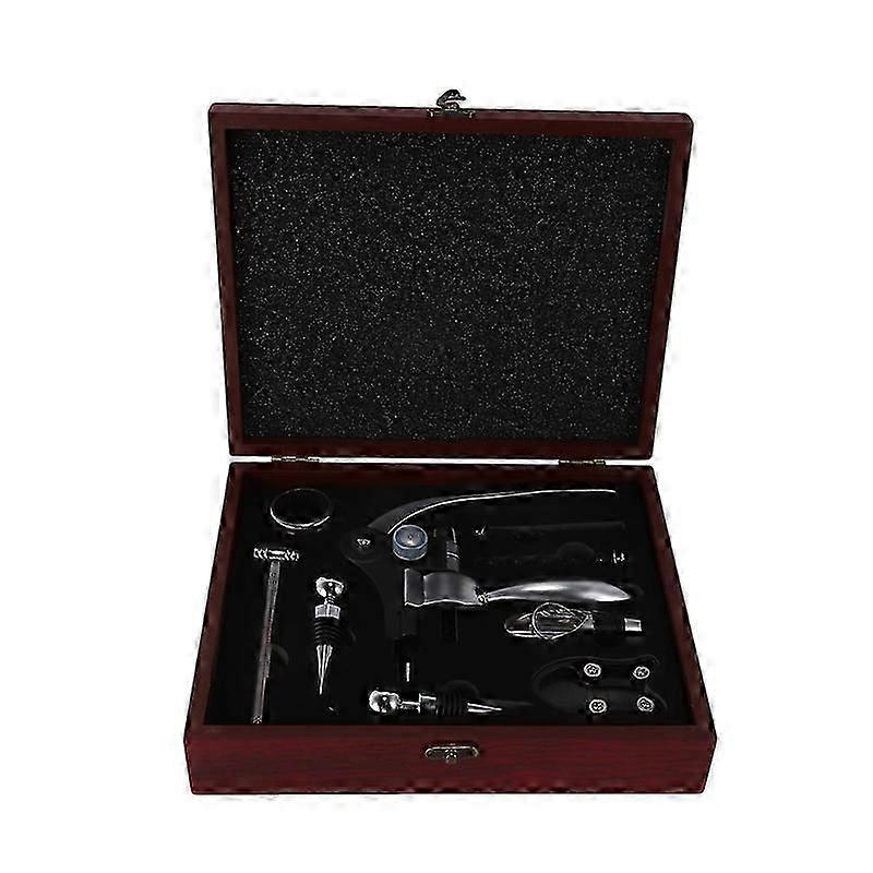 Red Wine Bottle Opener Set Alloyrabbit Opener Stopper Pourer Set In Box Wooden Case Bottle Opener S