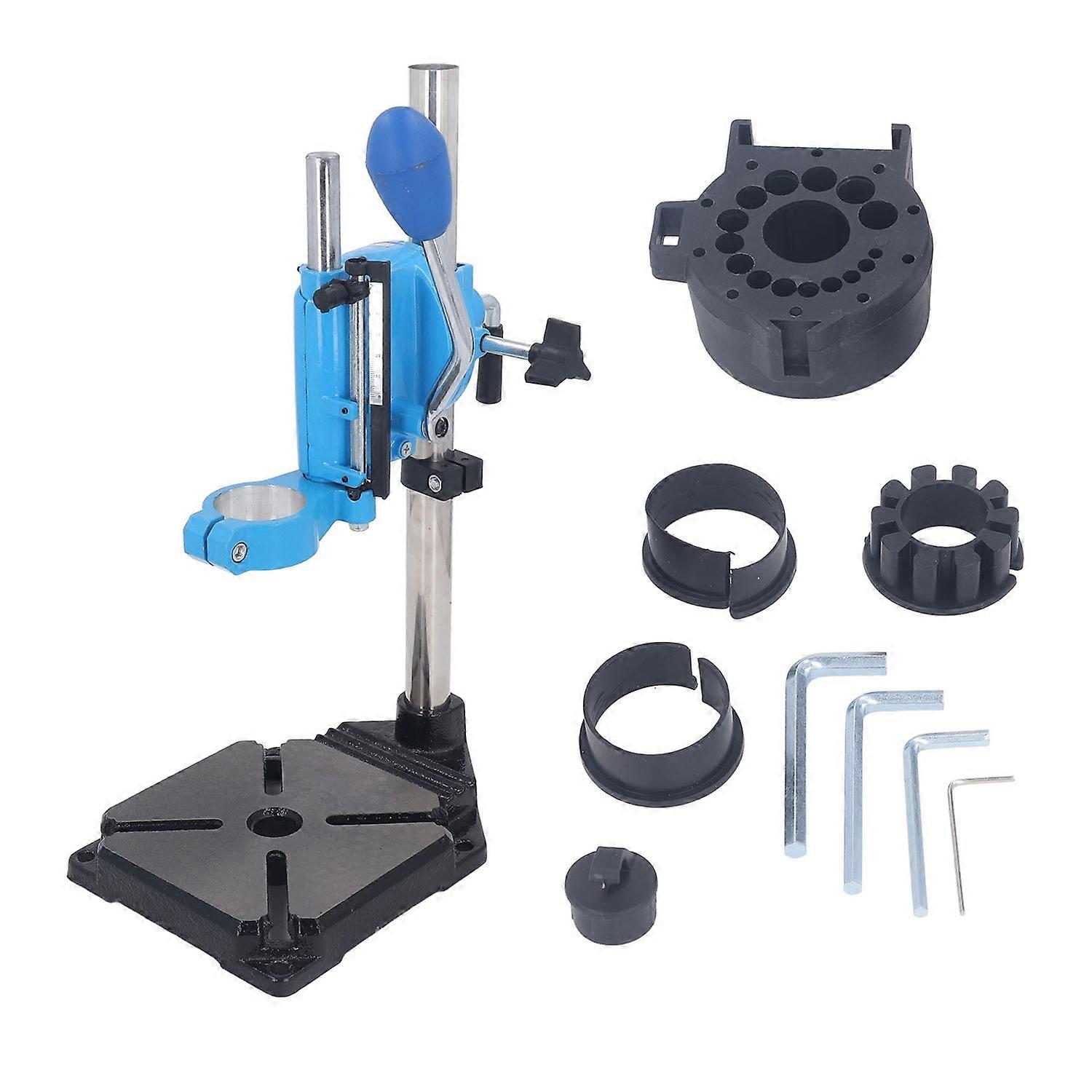 Drill Guide Stand Multifunctional Electric Drill to Bench Drill Universal Bracket with 90 Degree Rot
