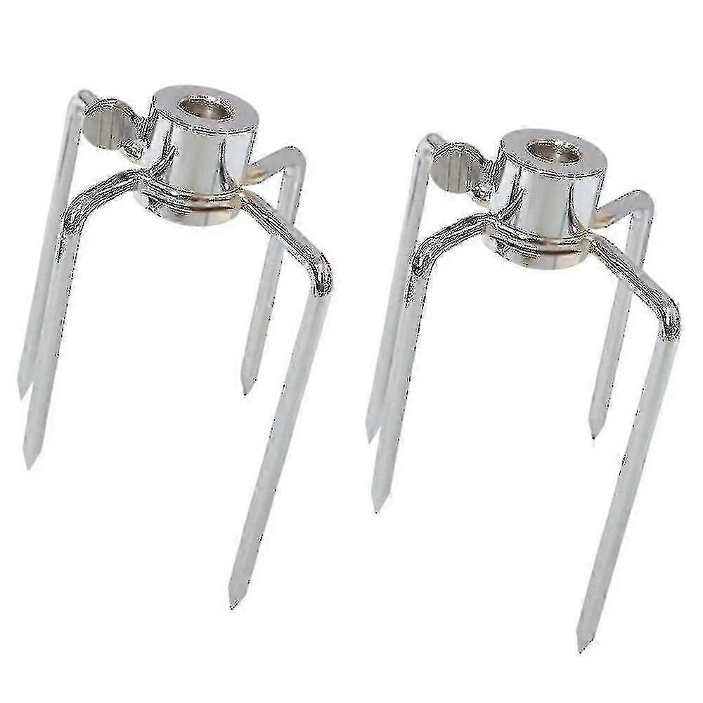 Stainless Steel Rotisserie For Grill Skewer 2pcs Grill Accessories