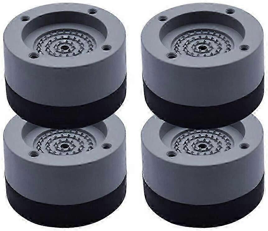 Vibration Dampeners,4 Pieces Universal Vibration Dampeners Anti-Vibration Mat Washers for Washing Machine & Dryer 4cm(Grey,4cm)