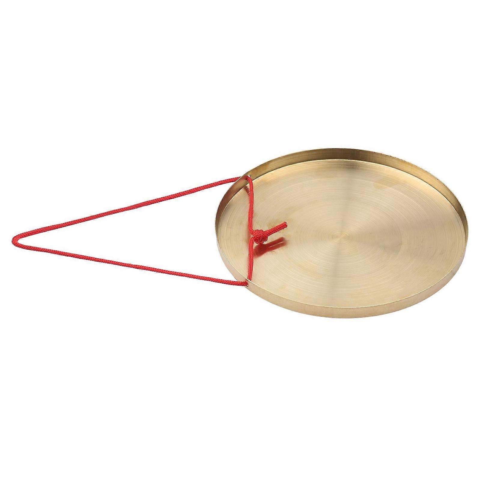 15cm Hand Gong Cymbals Brass Copper Chapel Opera Percussion Instruments with Round Play Hammer