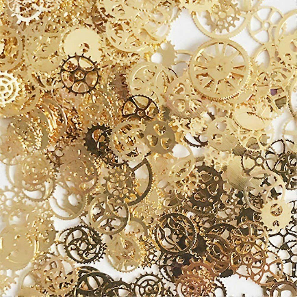 Nagelschmuck Time Gear - Full Gold Mixmake up