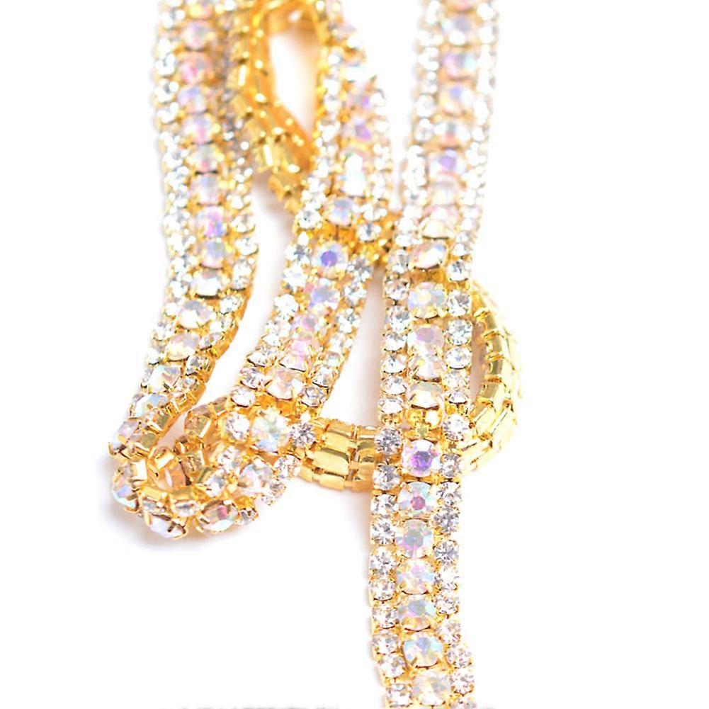 Durable Brass Eco-Friendly Rhinestone Trim