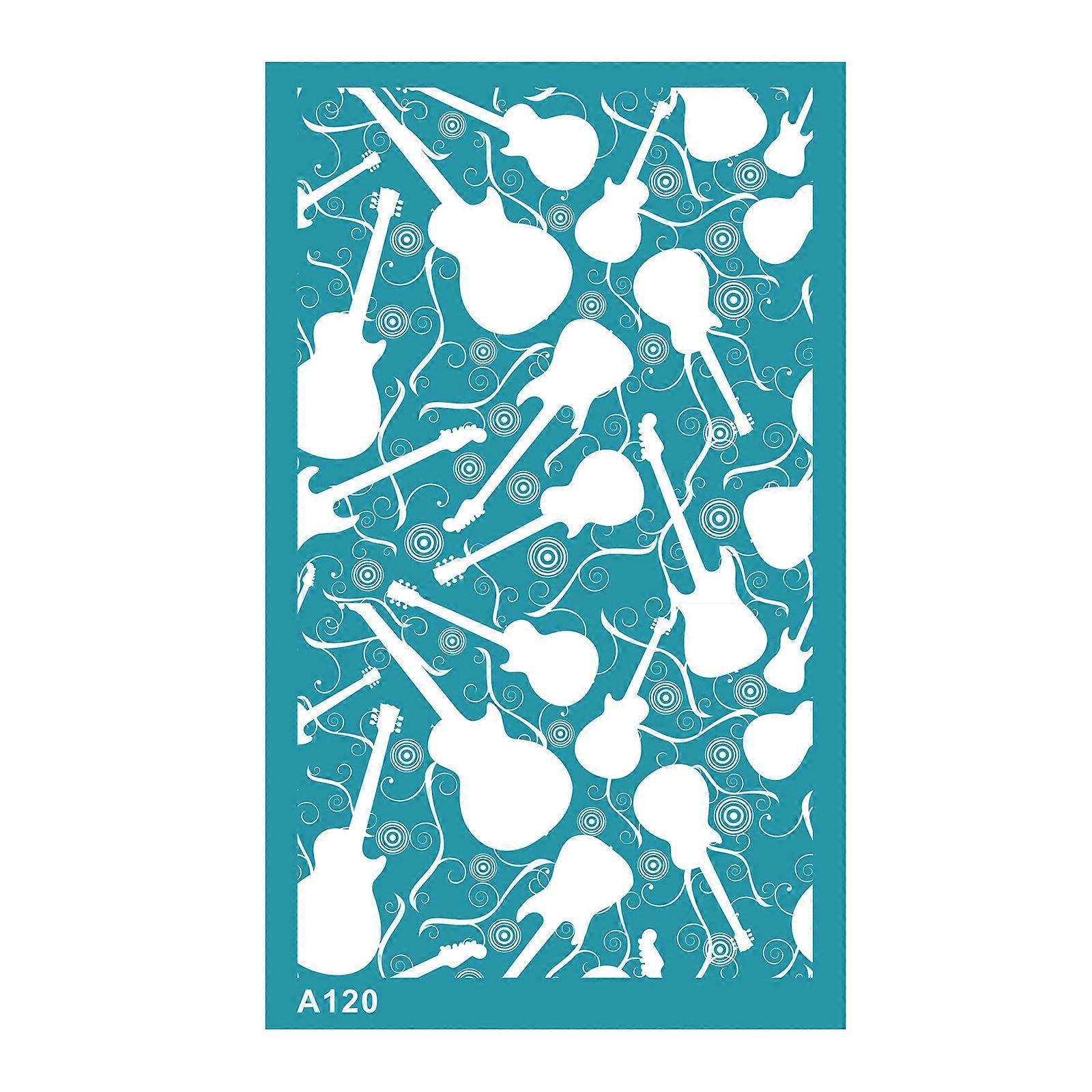 Silk Screen Templates for Clay, Reused Silkscreen Templates Working Clay Earrings Cutters for Printing on Clay Earrings Multicolor