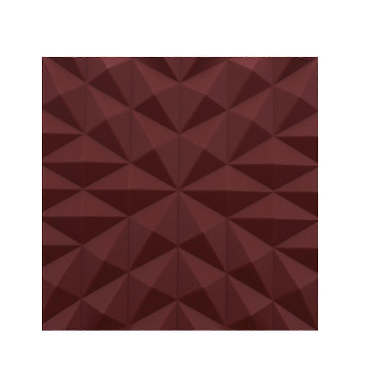 Durable Flexible Food Grade Silicone Tableware Pad Coasters Heat-Resistant Placemat Non Slip Heat Resistant Table Mat Red