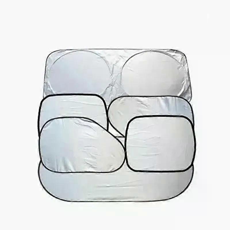 6PCS The Front Sunshade of A Car Is Designed to Prevent Snow Ice and UV Rays The Front and Rear Sunshades Are Insulated