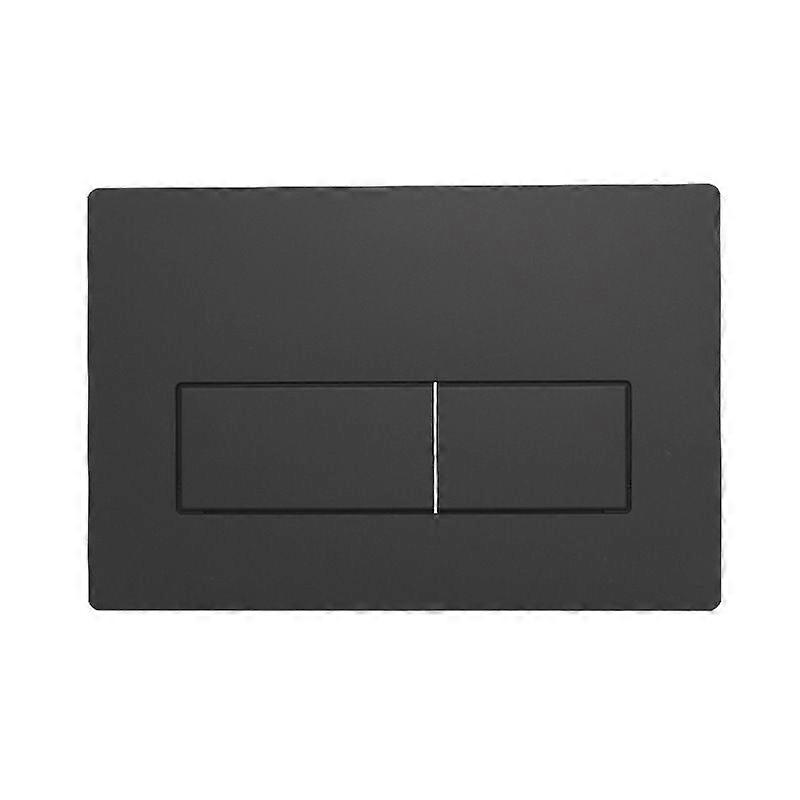 Double flush plate, suitable for Sigma30 double flush plate matte black + chrome