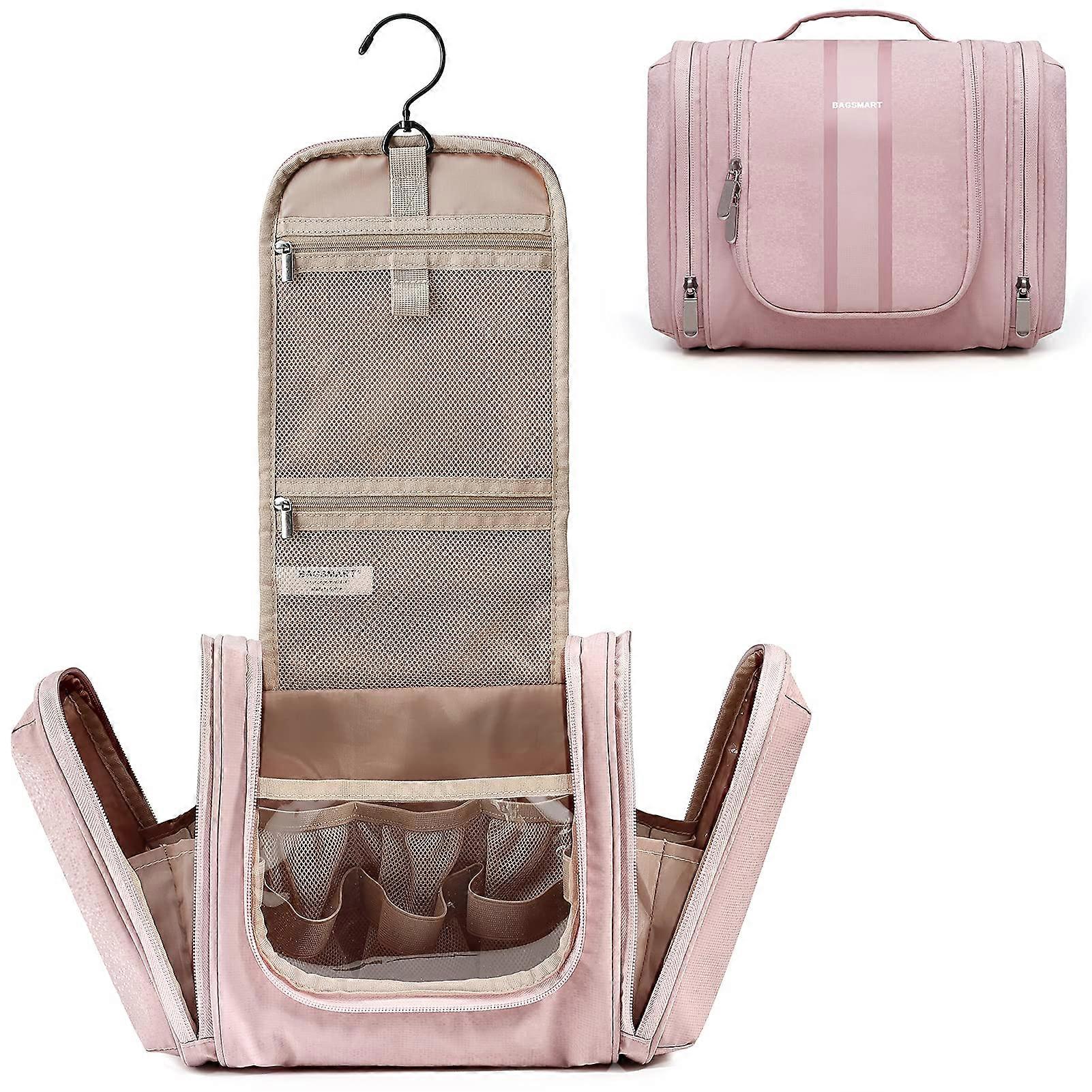 Water-resistant toiletry bag for travel medium size