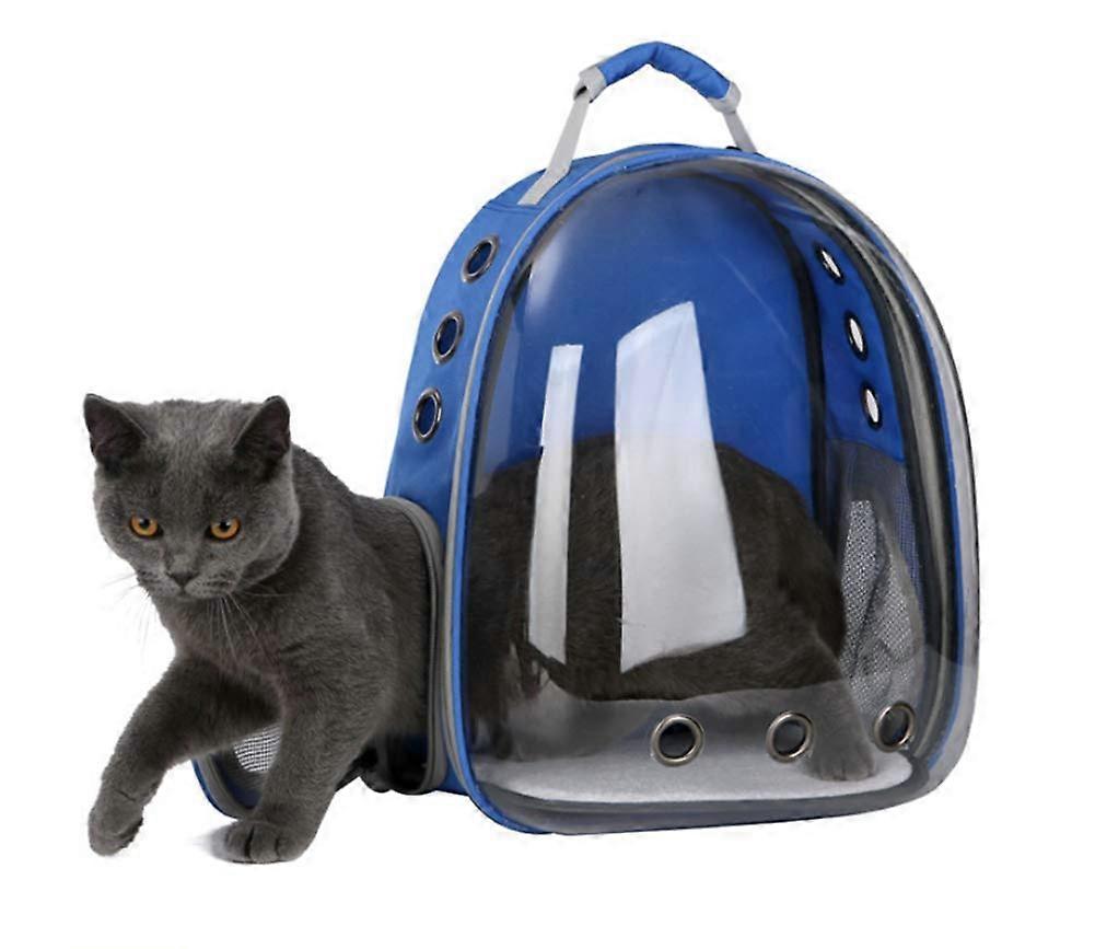 Transparent Breathable Cat Travel Backpack for Outdoor Adventures, Durable Material, Ergonomic Design, Adjustable Straps