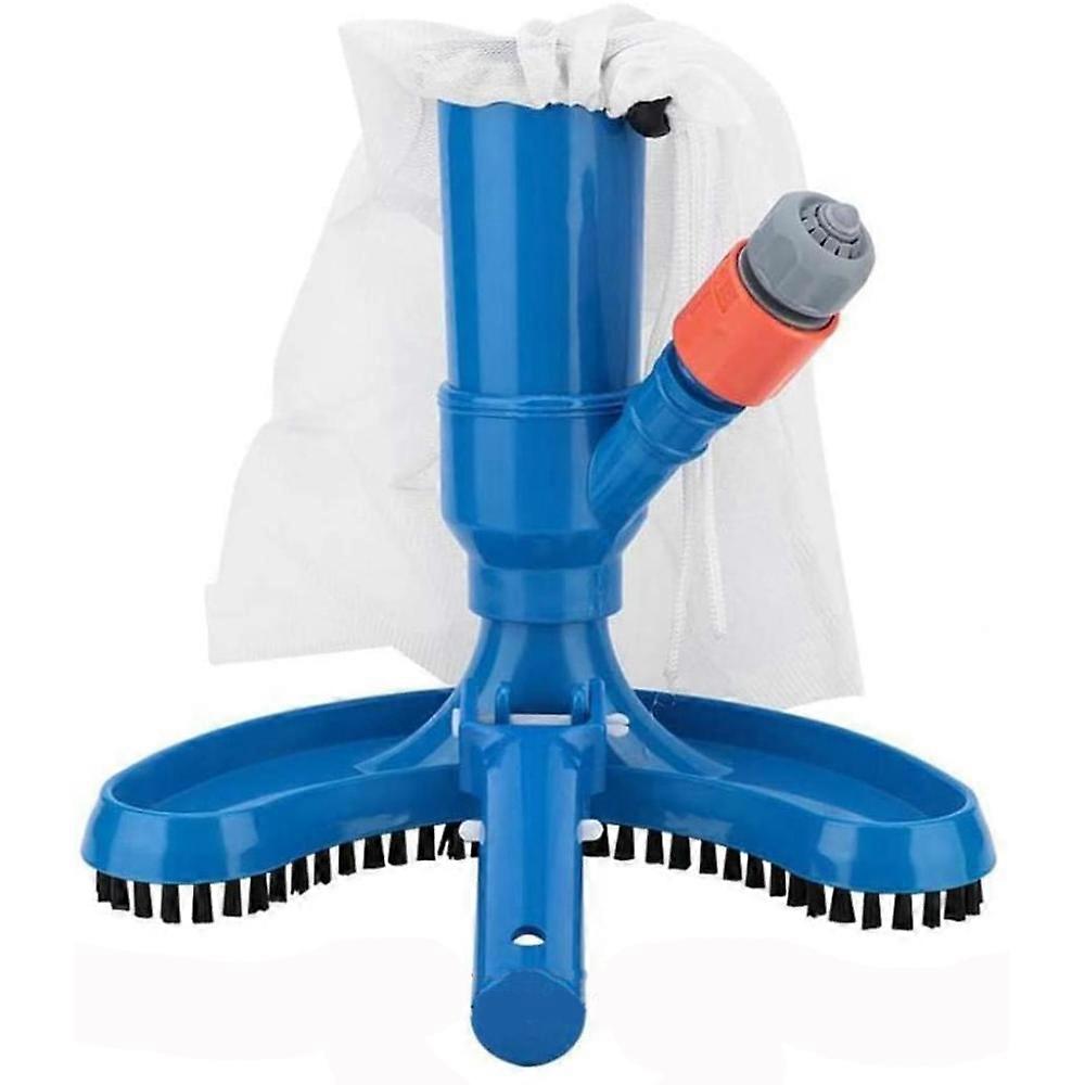 Half Moon Vacuum Head with Jet-Vac Technology, Quick-Snap Hose Connector And Replaceable Net For Inground And Above Ground Pools