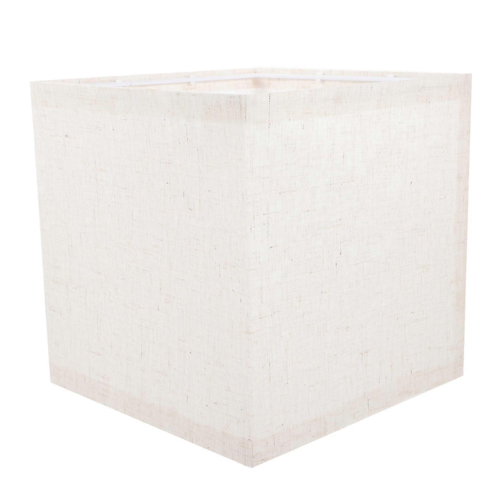 Fabric Lamp Shade Simple Lampshade Table Lamp Cover Hanging Lamp Shade Square Lampshade(E27)