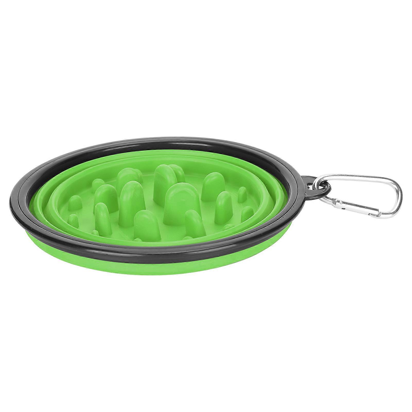 Dog Bowl Slow Feeders and Travel Dish for Small and Large Dogs - Non-Slip, Durable, Easy to Clean, 2 Sizes