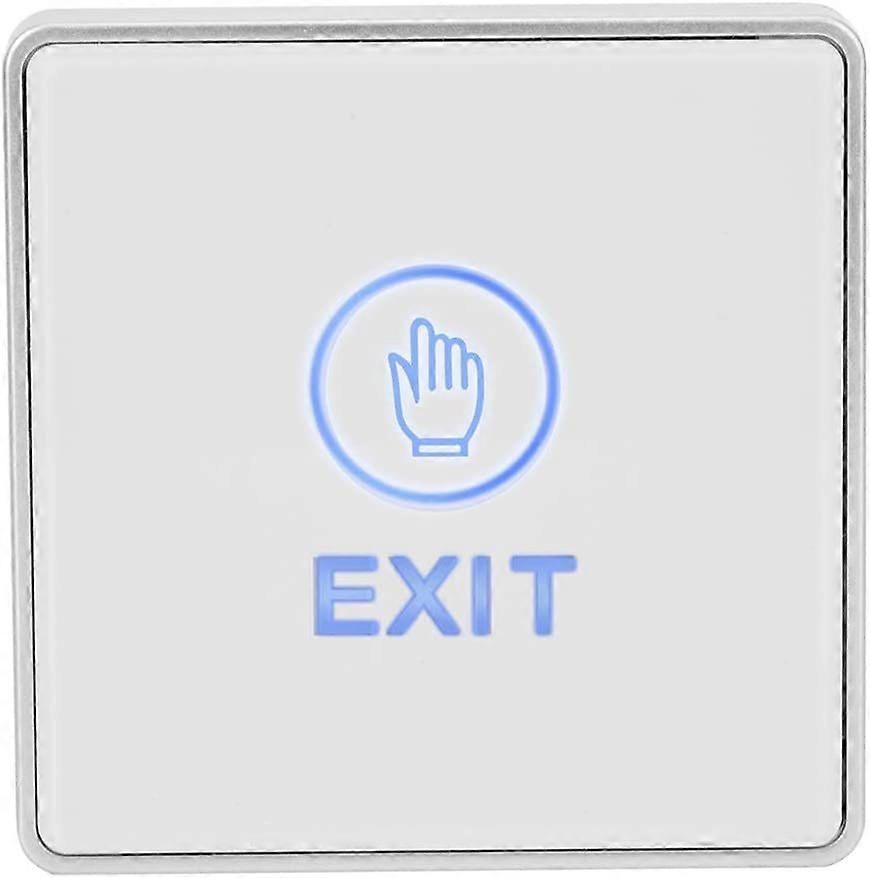 Home Security Unlock Exit Button, Touch Sensor Door Access Control System Switch for Door Access Con
