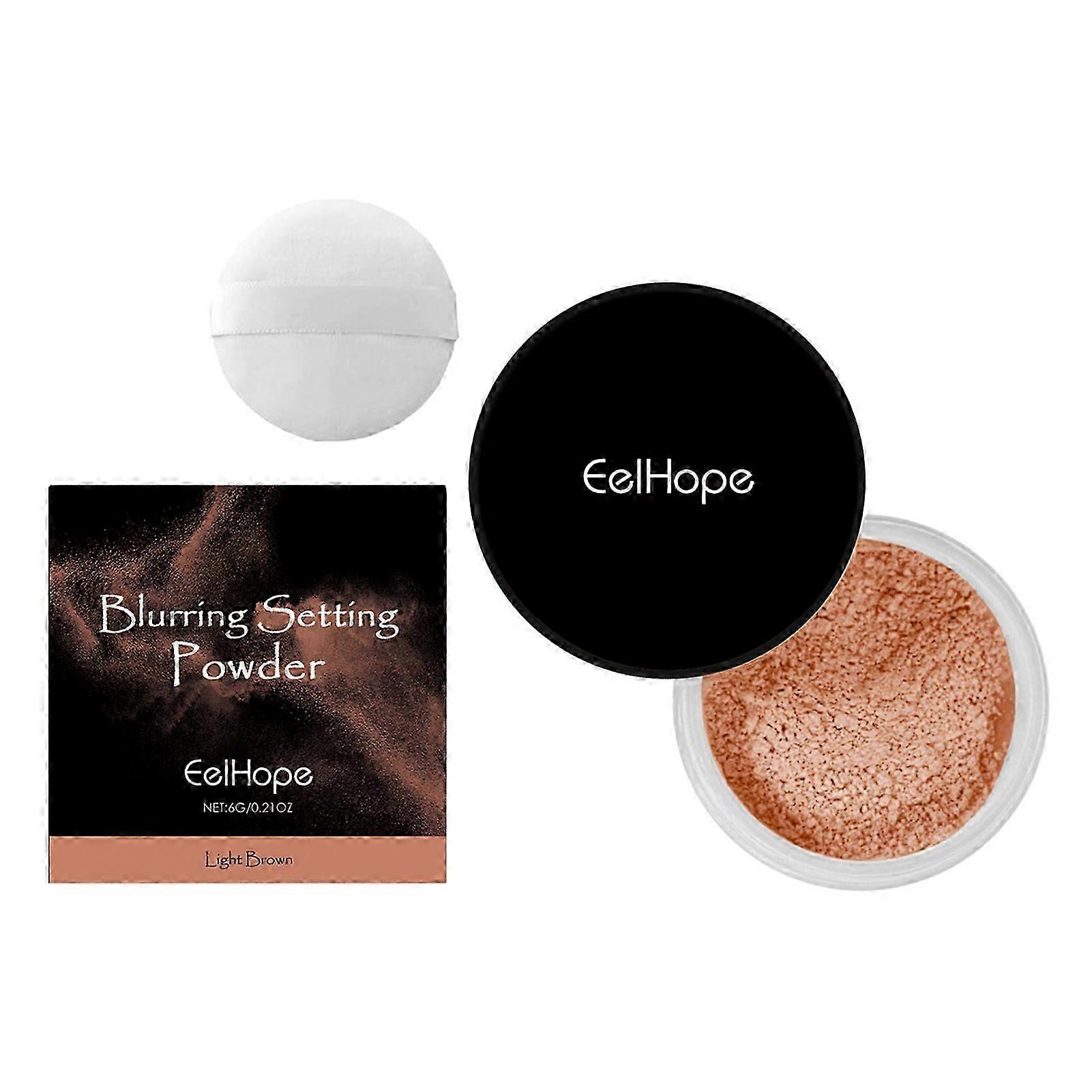 Matte Setting Powder Waterproof Sweatproof Finishing Powder for Daily Makeup