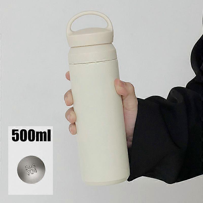 17oz Water Bottles for Hot and Cold Drinks,18/10 Stainless Steel Insulated Water Bottle with Lid