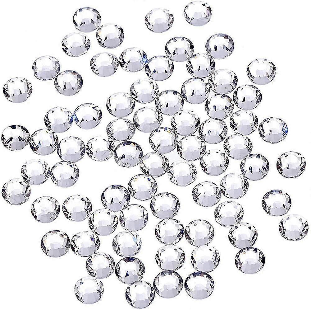 1440 Pack Crystal Flat Back Rhinestone Round Diamante Gems, Non-self-adhesive