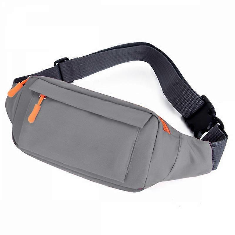 (Grey) Lightweight Oxford Fabric Shoulder Bag