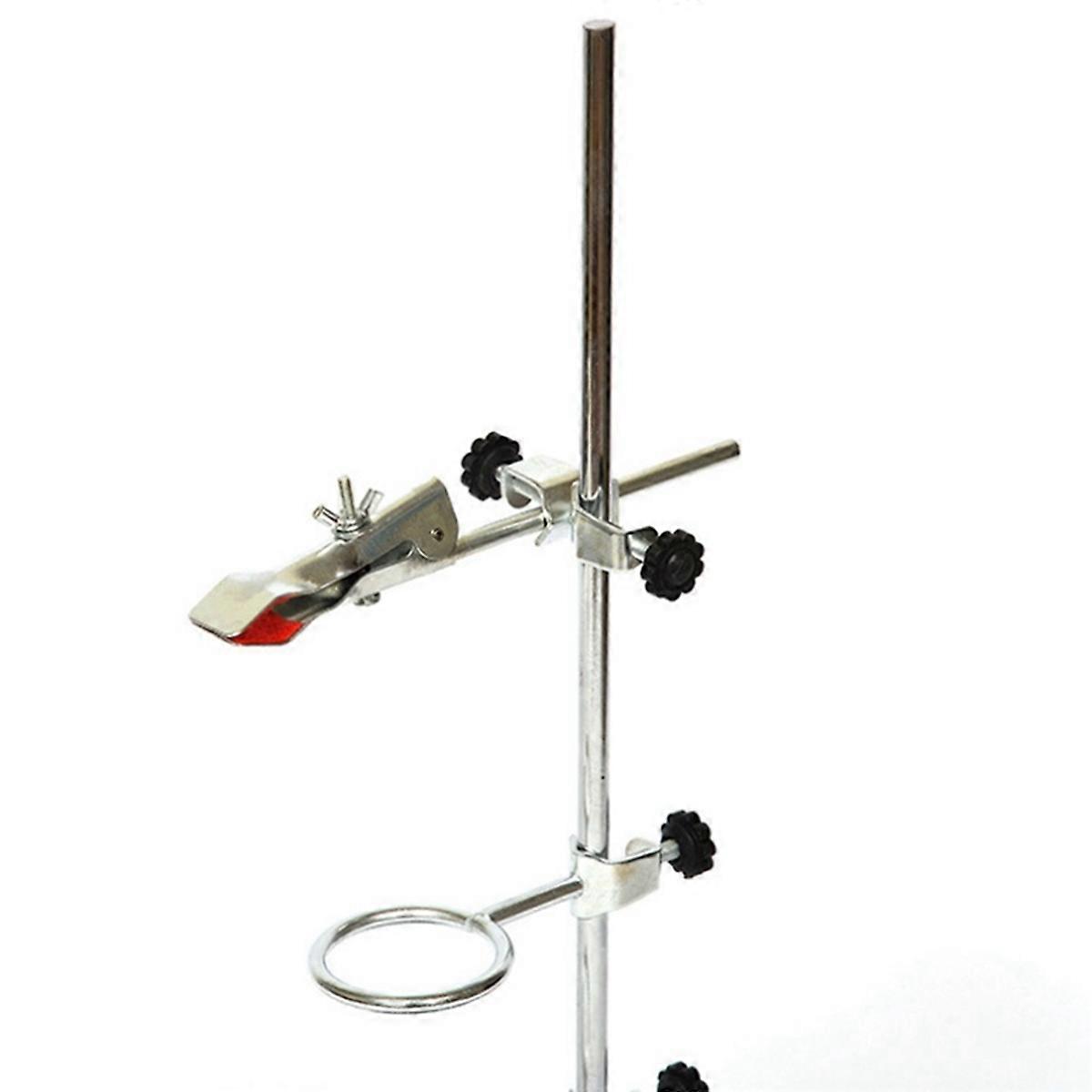 Laboratory Grade Metalware Support Stand, Cork Lined Burette Clamp with 2 Retort Ring (2inch,3inch D