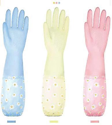 Non-slip dishwashing gloves