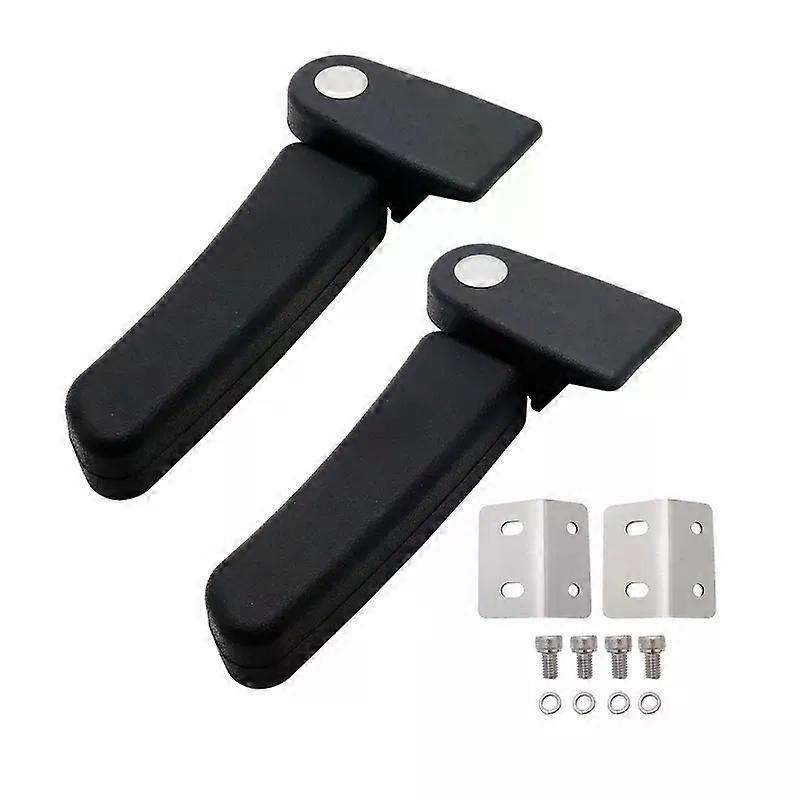 Motorcycle Passenger Armrest ABS Passenger Rear Folding Top Case Box Rear Seat Armrest Kit compatible for Yama-ha Universal Motor Parts