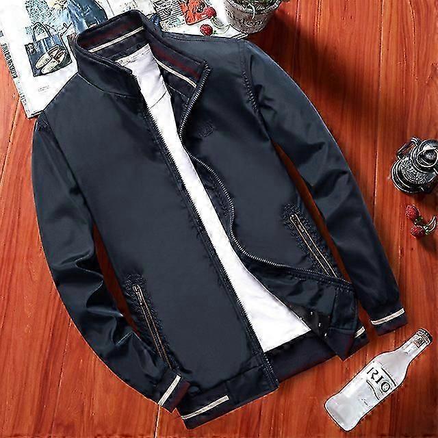 Jaquetas Masculinas de Outono Casual Masculino Casaco Windbreaker Moda Masculina Stand Collar Jaqueta de Beisebol Traf Zara Homme Jaqueta Masculina