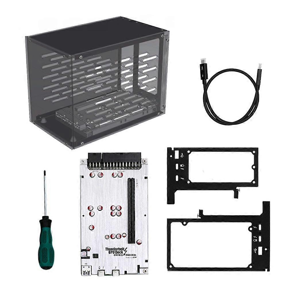 TH3P4G3 SFX PC-Case with SFX/FLEX Power Bracket And Base TH3P4G3 GPU Dock Kit